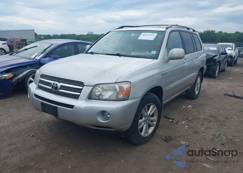 2006 Toyota Highlander Hybrid Limited V6 z USA, uszkodzony, nr VIN JTEEW21A660025612